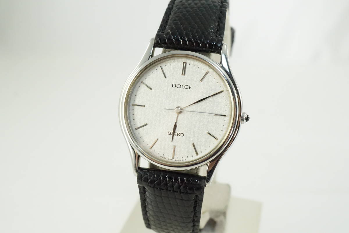 良品♪【B9/20-Y AF72】☆SEIKO/セイコー ドルチェ 8N41-6060 クオーツ 