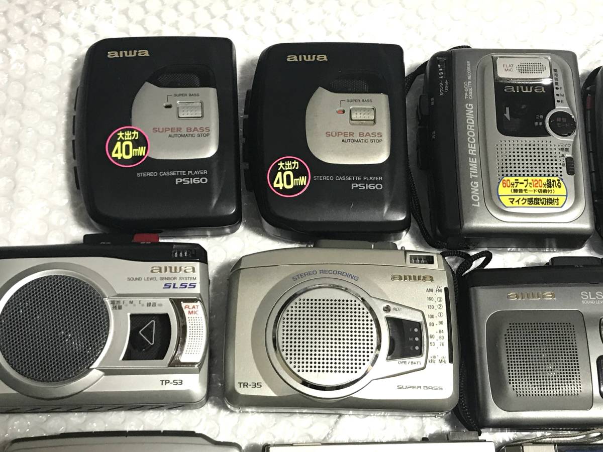AIWA Panasonic SANYO カセットテープレコーダー TP-17 TP-26 TP-530