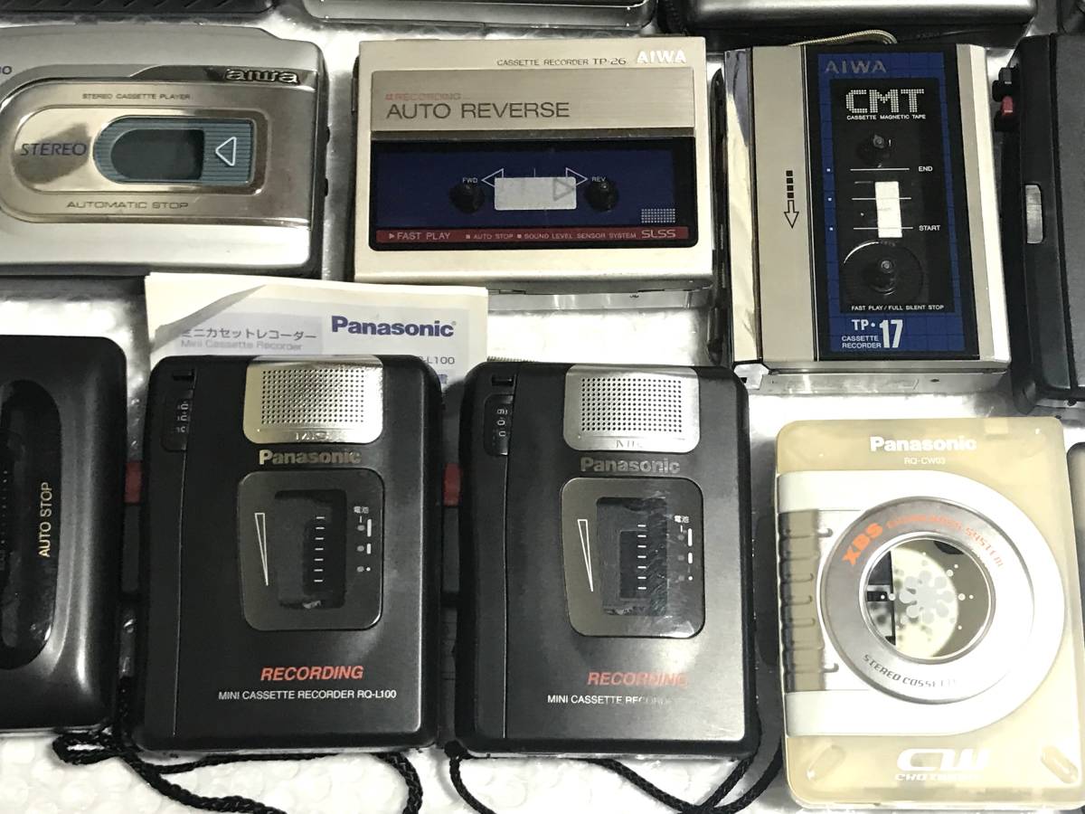 AIWA Panasonic SANYO カセットテープレコーダー TP-17 TP-26 TP-530