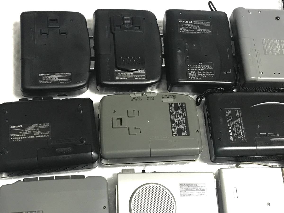 AIWA Panasonic SANYO カセットテープレコーダー TP-17 TP-26 TP-530