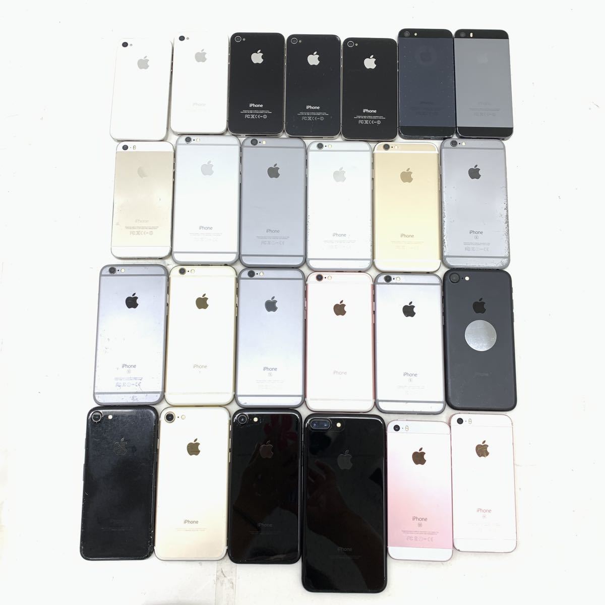 105H343☆iPhone 4/5s/6/6s/7/SE第1世代 25点 まとめ売り