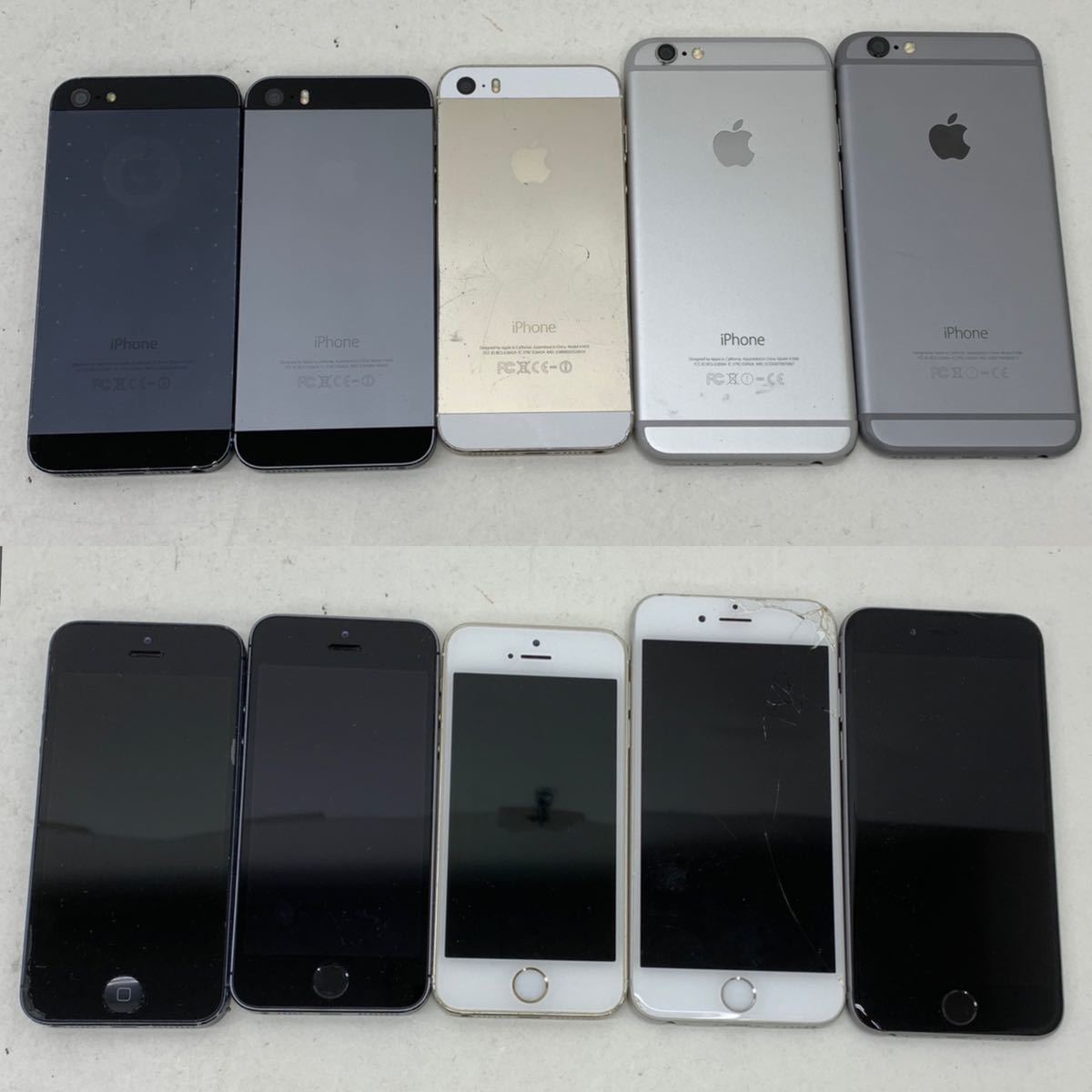 105H343☆iPhone 4/5s/6/6s/7/SE第1世代 25点 まとめ売り