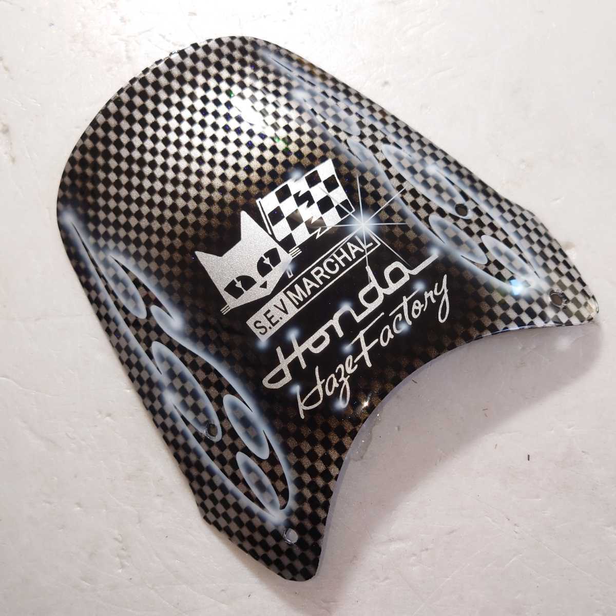 バイク 4mini ライトバイザー 塗装 モンキーダックスシャリーエイプ