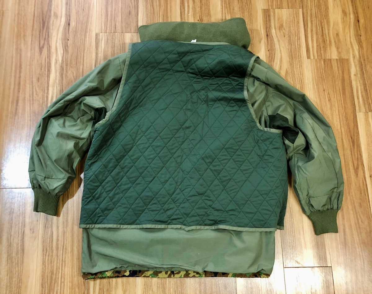 陸上自衛隊 防寒戦闘服2型外衣一般用 3B 静電 難燃加工 IR迷彩（赤外線