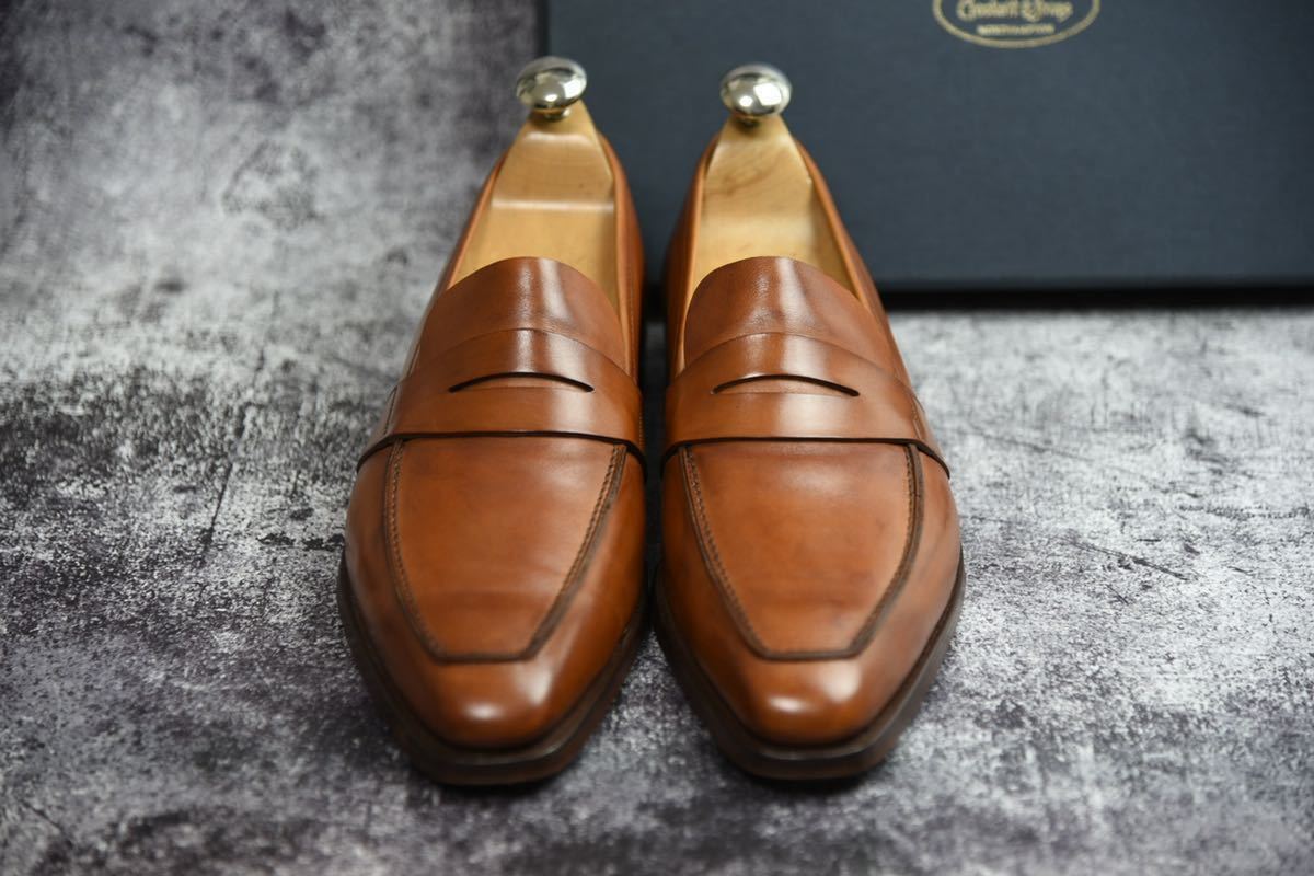 美品 Crockett&Jones クロケット&ジョーンズ ジャージー 6.5E(25.0cm 