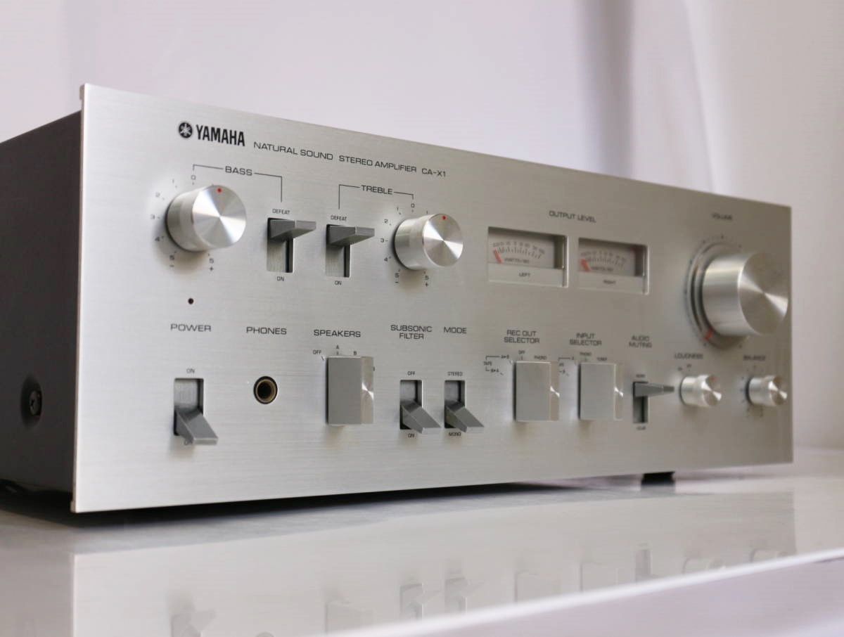 送料店舗負担 ☆ジャンク品☆ YAMAHA ヤマハ プリメインアンプ CA-X1