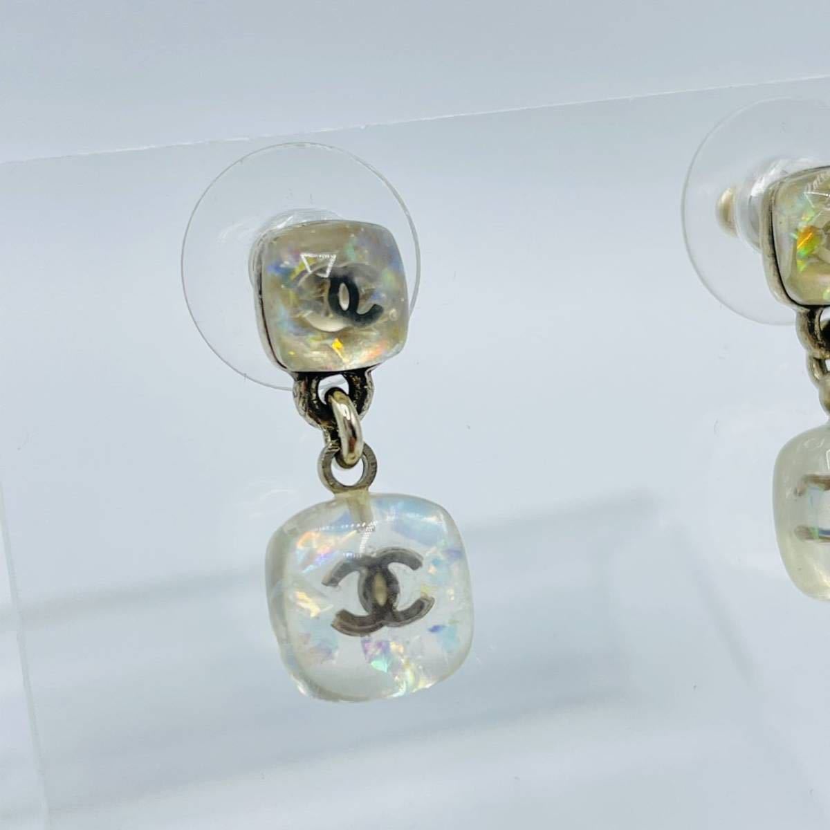 1円 □美品□ CHANEL シャネル ココマーク ピアス 耳飾り アクセサリー