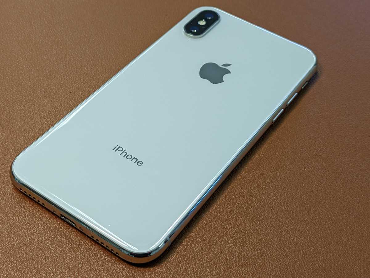 iPhone X 256gb シルバー (ホワイト)カバーと充電器付 シムフリー