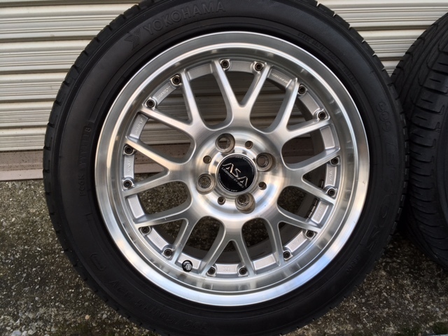 ASA REVOLUTION by BBS 6.5J×15 +38 PCD100 4穴 ヨコハマECOS 195-