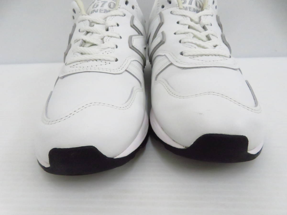 lf67) NEW BALANCE M670WWG ニューバランス スニーカー イングランド製 