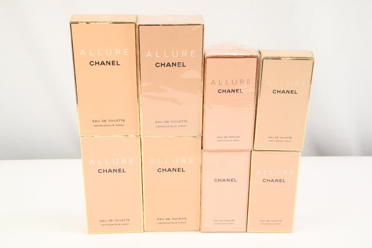 【8点】CHANEL シャネル ALLURE アリュール EDP オードパルファム EDT オードトワレ 香水 残量多め 箱入り まとめ 未開封品あり 7099-HY