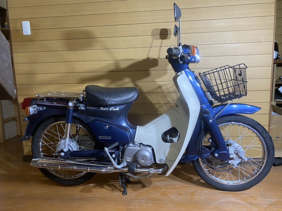 ホンダ スーパーカブ 50 カスタム セル付 AA01 青 ☆販売証明書有☆ AA01