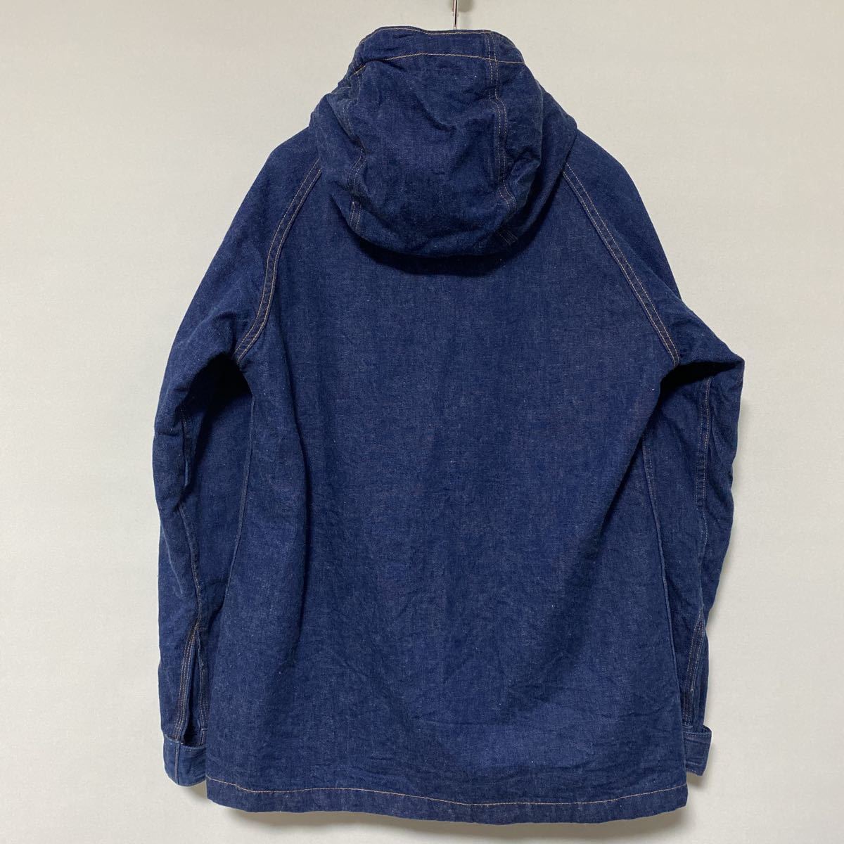 美品 名作 orslow インディゴ デニム マウンテン パーカー S 1