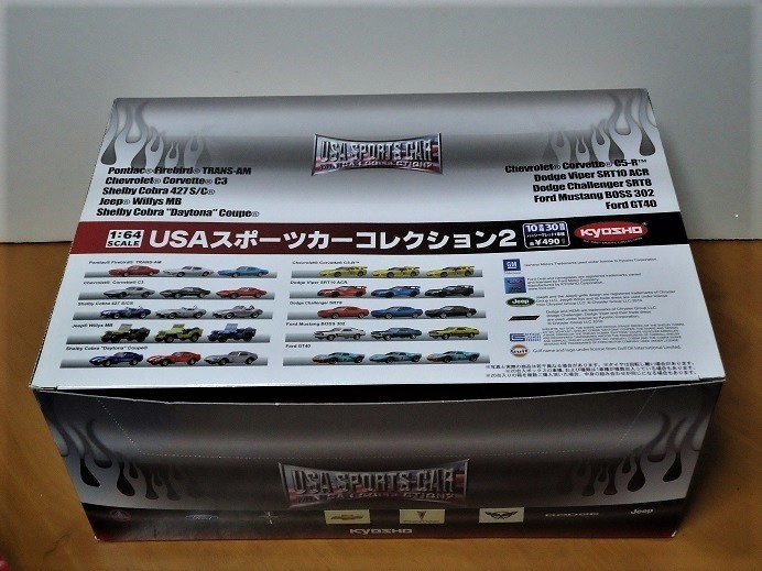 京商1/64　USA スポーツカーミニカーコレクション2 　10台セット ☆京商 1/64 USA SPORTS CAR USA スポーツカーコレクション2 10車種 30