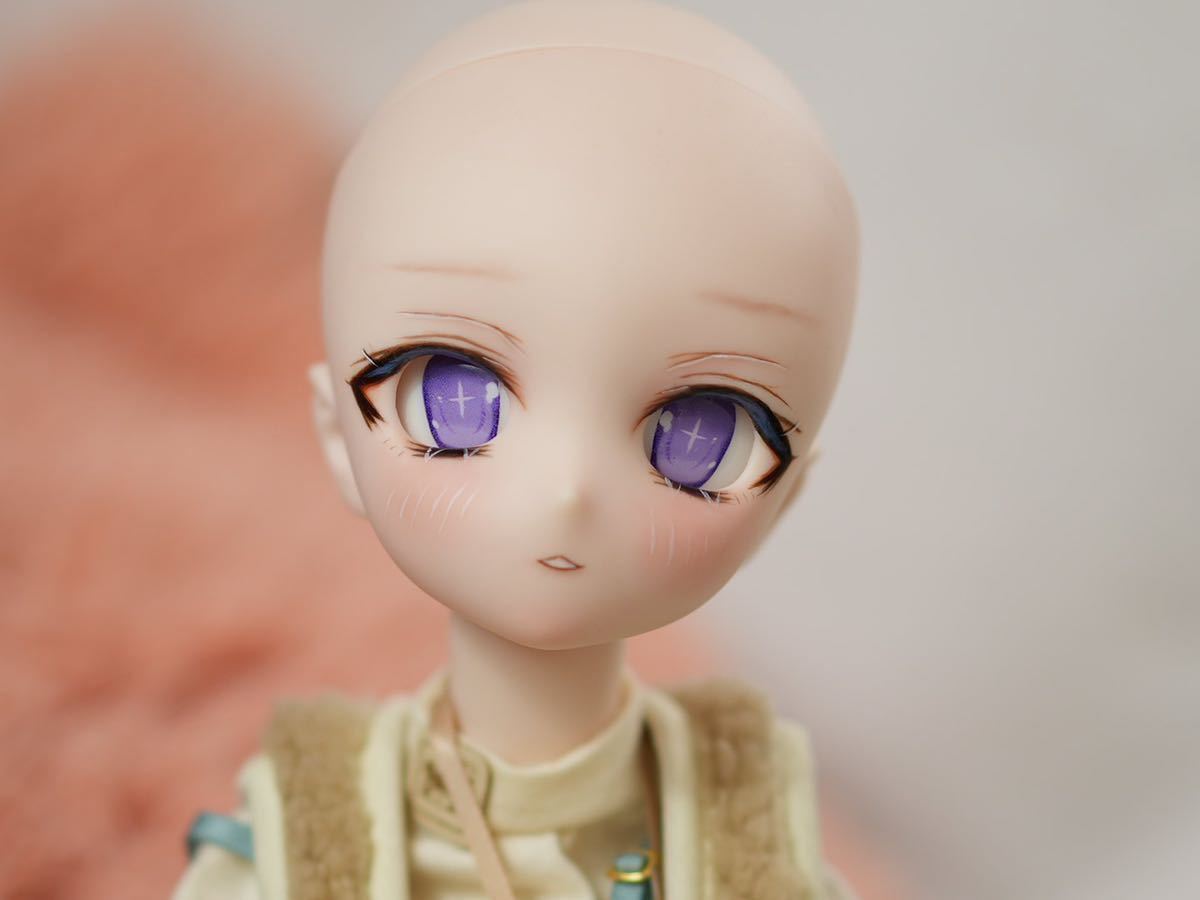 DDH-28 カスタムヘッド | セミ &frasl; ボークス公式 ドルフィー アイホールオープン セミホワイト セミホワイト肌＋レジンアイ あおたDDH-01 SW肌 - Yahoo!オークション セミホワイト肌＋カボションアイ2種 カスタムヘッド＋ディー