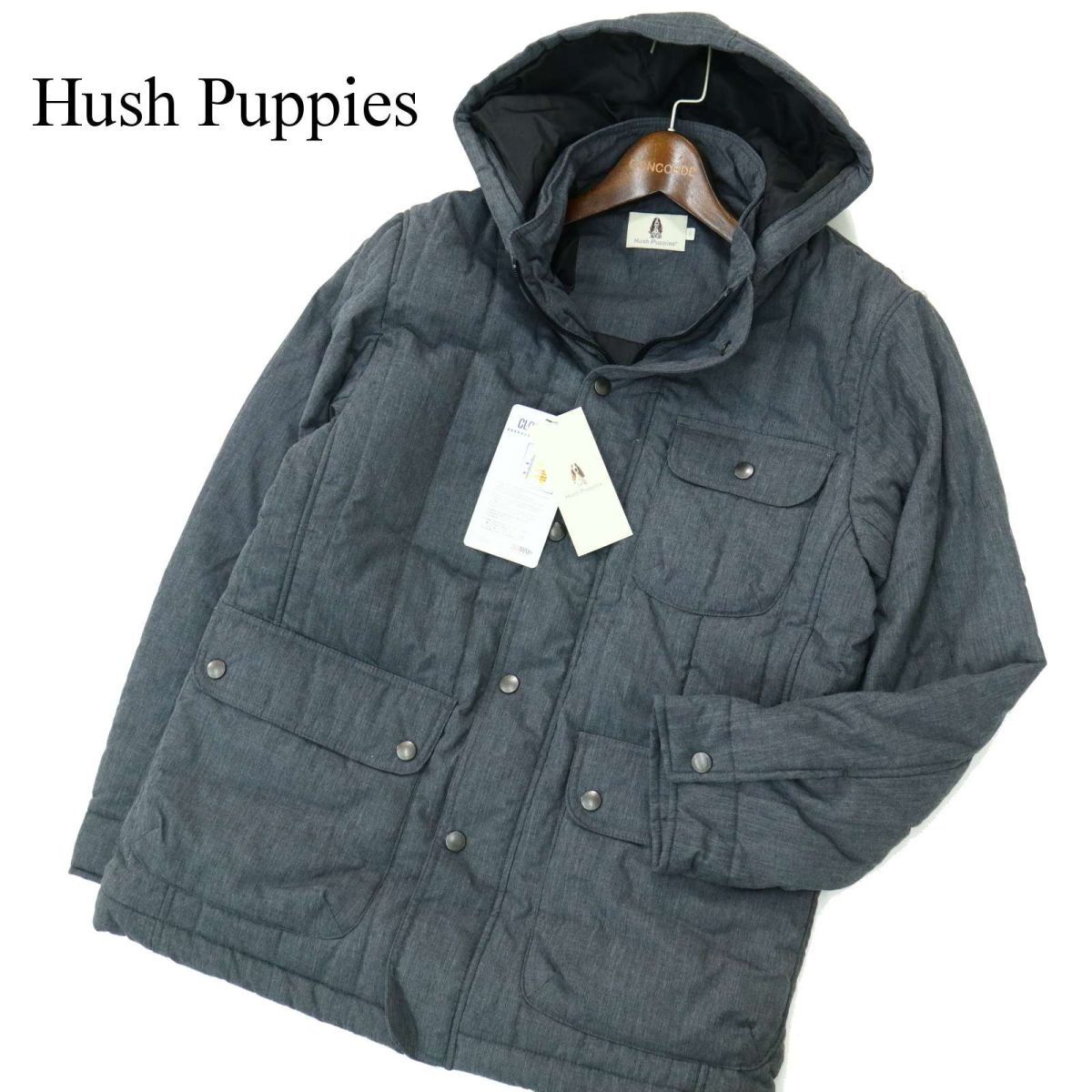 新品 未使用】 Hush Puppies ハッシュパピー 秋冬 フーディー 中綿 