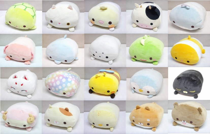 【セール，2025】 Kリま6801 ましゅマルぱーく フワフワクッション ぬいぐるみ 20種セット 特大 アニマルクッション 動物 雑貨 インテリア(その他)｜売買されたオークション情報、yahooの商品情報をアーカイブ 一般