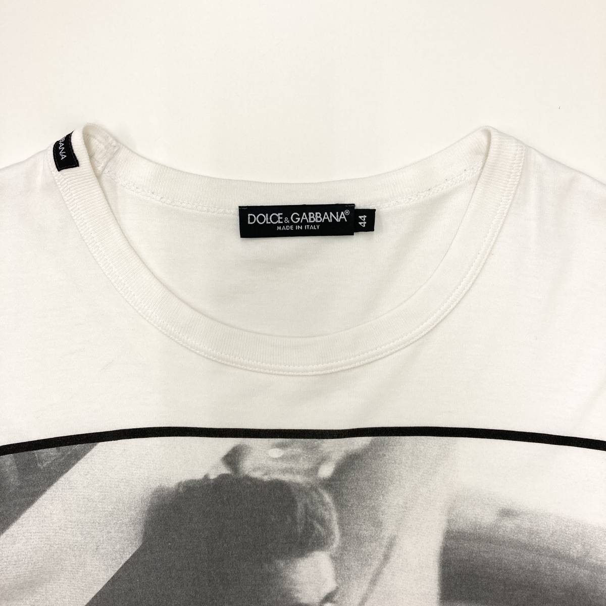 名作 DOLCE&GABBANA ジェームスディーン フォト Tシャツ メンズ 44