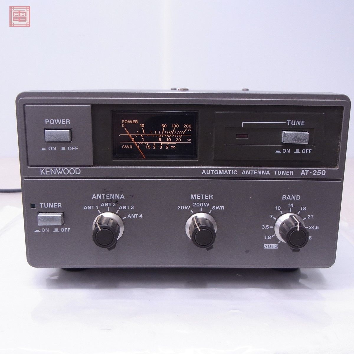 ケンウッド KENWOOD AT-250 HF 200W/20W オートアンテナチューナー【20