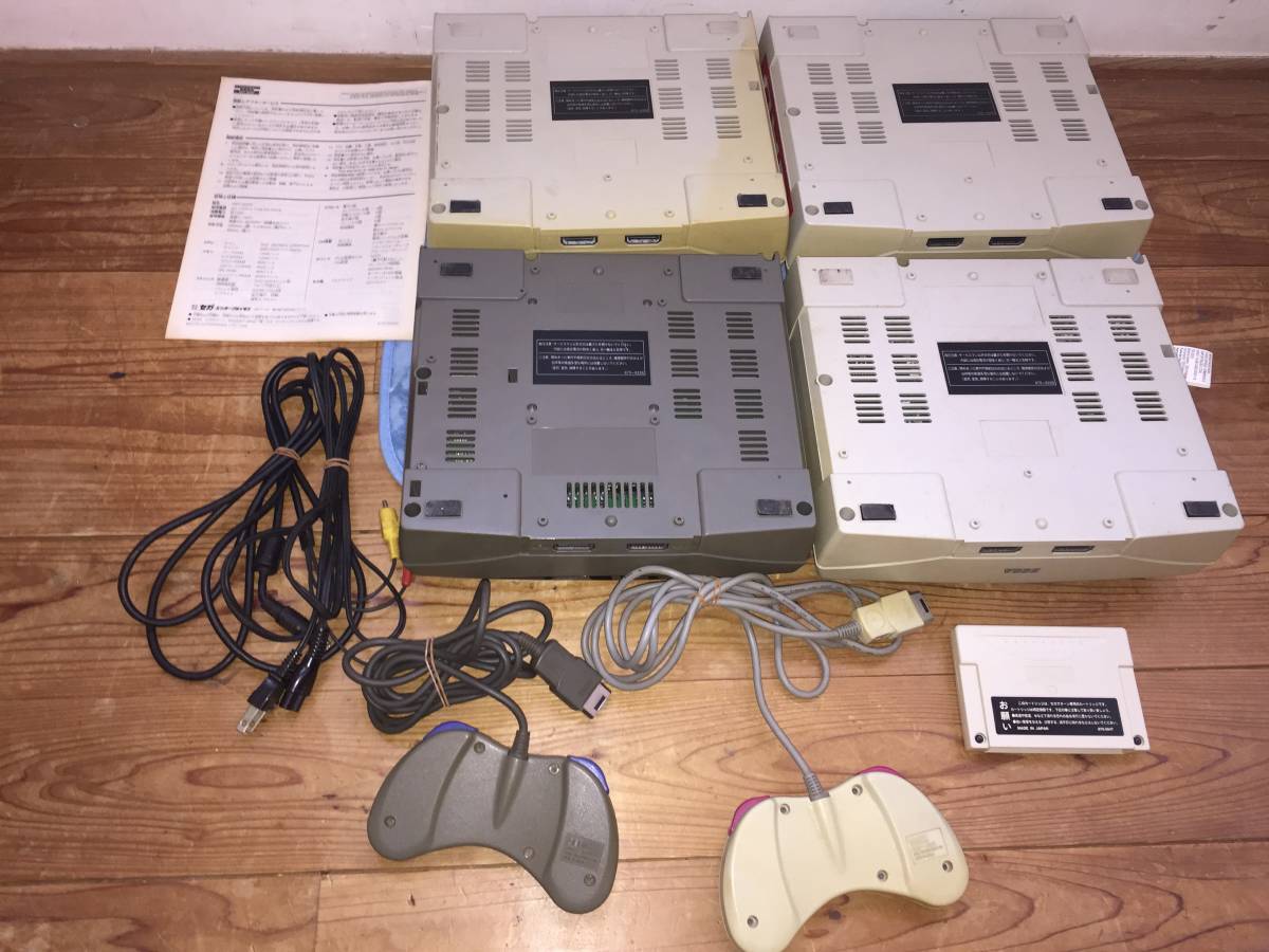 セガサターン 本体4台まとめ 動作品 コントローラー パワーメモリ 説明