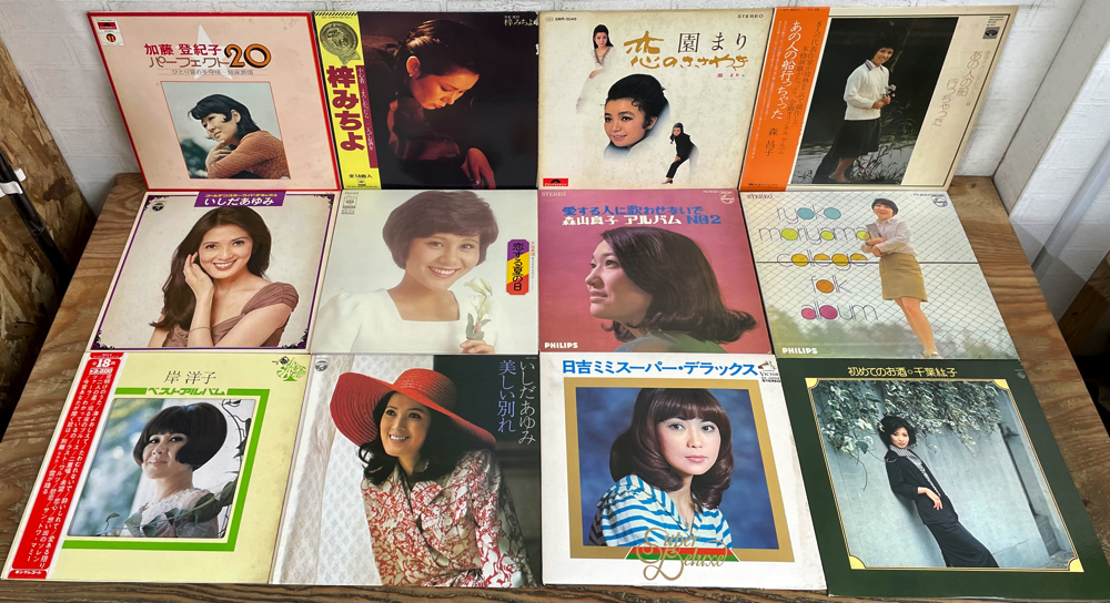 昭和 歌謡曲 女性歌手 60枚 LP レコード 大量 セット 1025 小川知子