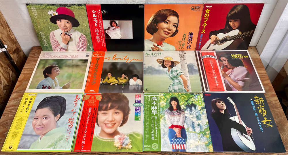 昭和 歌謡曲 女性歌手 60枚 LP レコード 大量 セット 1025 小川知子