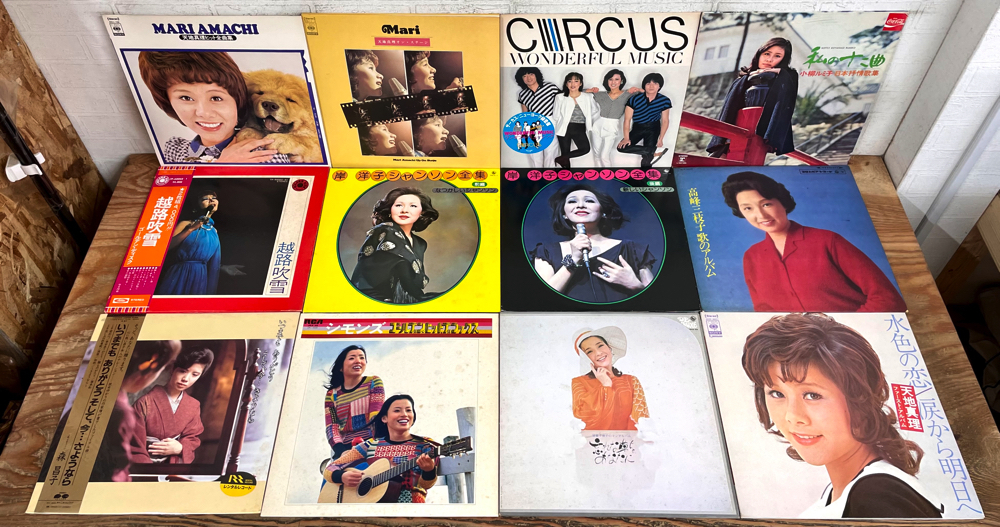 昭和 歌謡曲 女性歌手 60枚 LP レコード 大量 セット 1025 小川知子