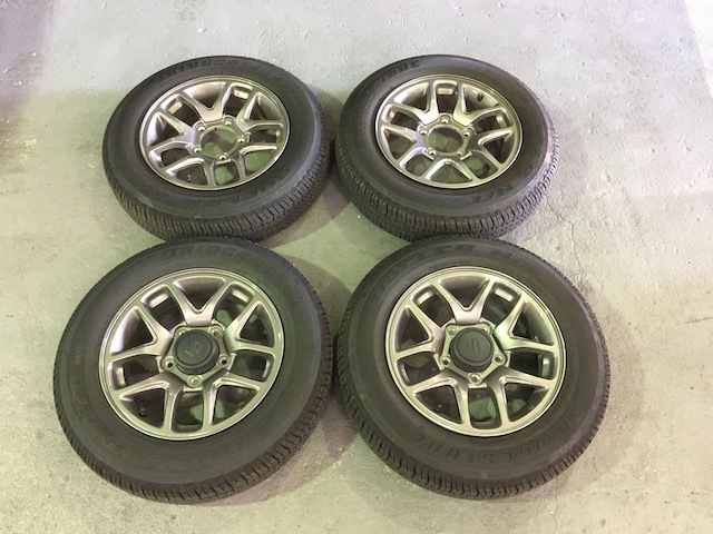 ☆C-5547 ジムニー JB64W 純正16インチアルミホイール ブリヂストン 