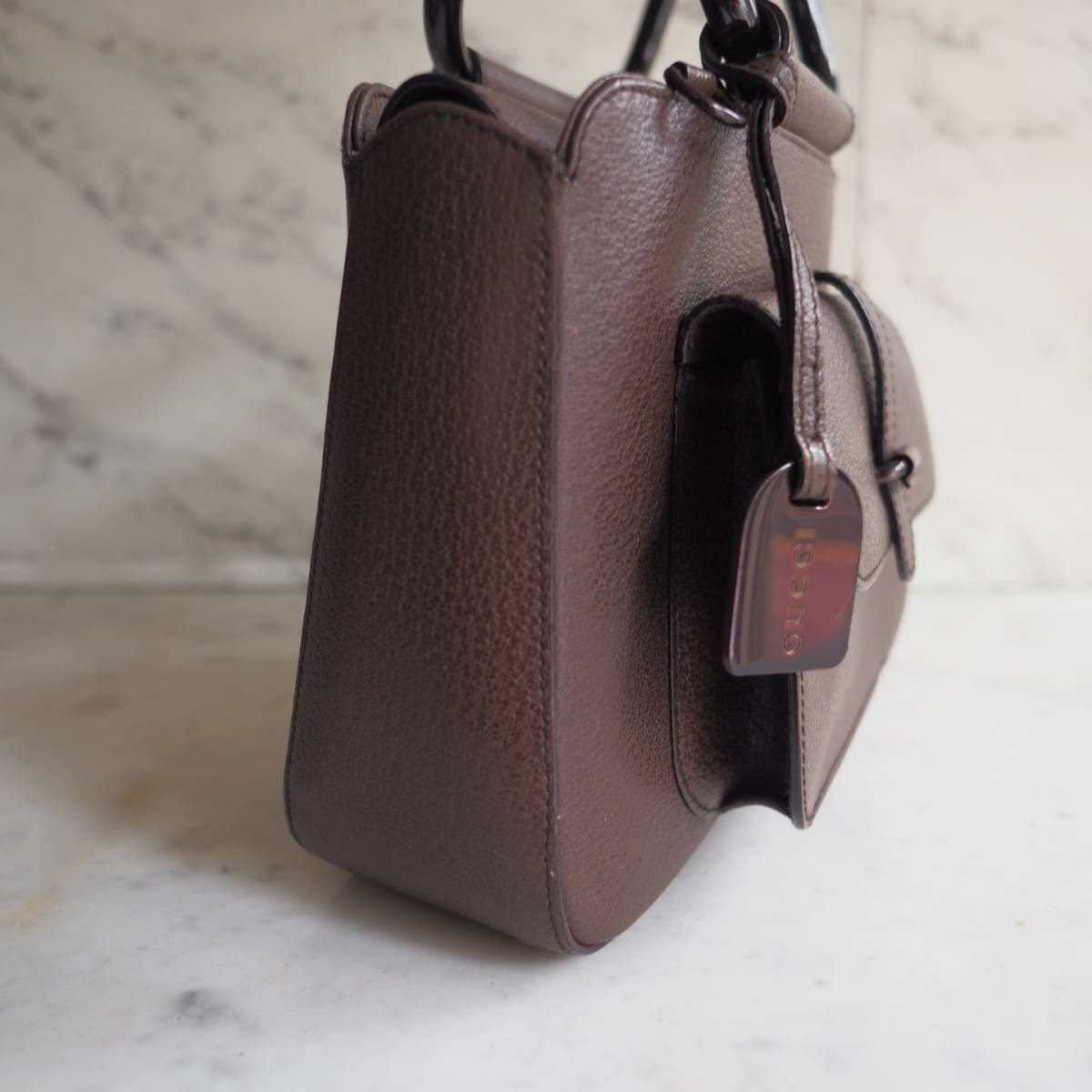 オールドグッチ GUCCI 2way ハンドバッグ ショルダーバッグ トート 