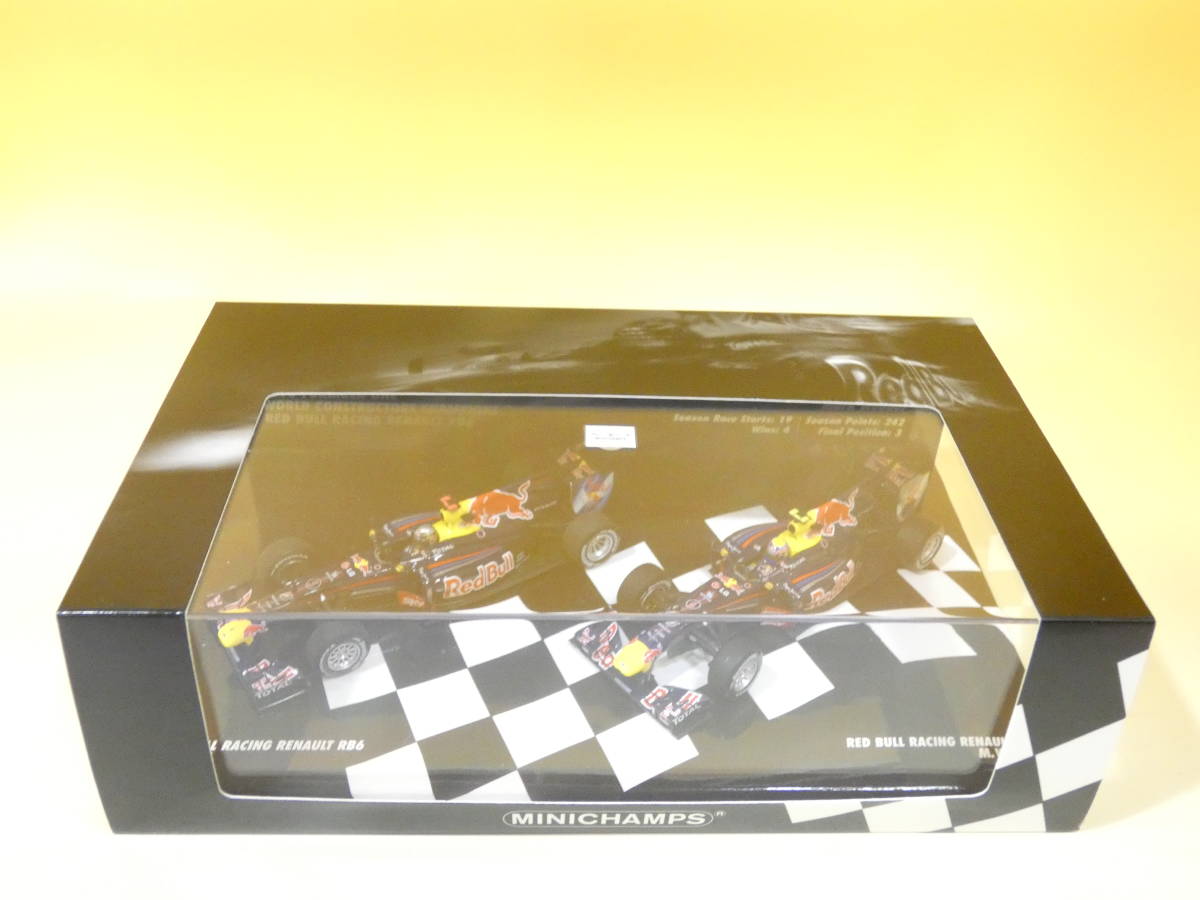 ミニチャンプス1⁄43レッドブルレーシングRB5 中国GP2009 1-2WIN
