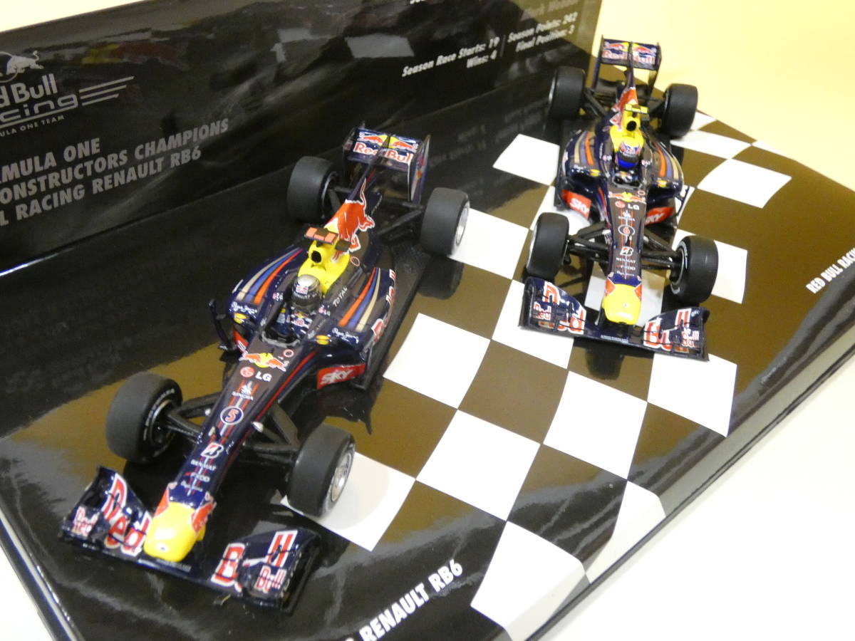 ミニチャンプス1⁄43レッドブルレーシングRB5 中国GP2009 1-2WIN