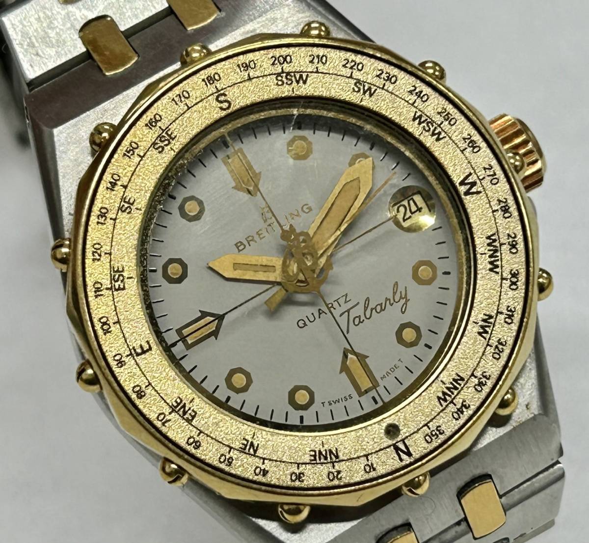 BREITLING ブライトリング　Tabarly　タバリー　QZ　クオーツ 3針カレンダー 80790 レディース腕時計　1758-4千