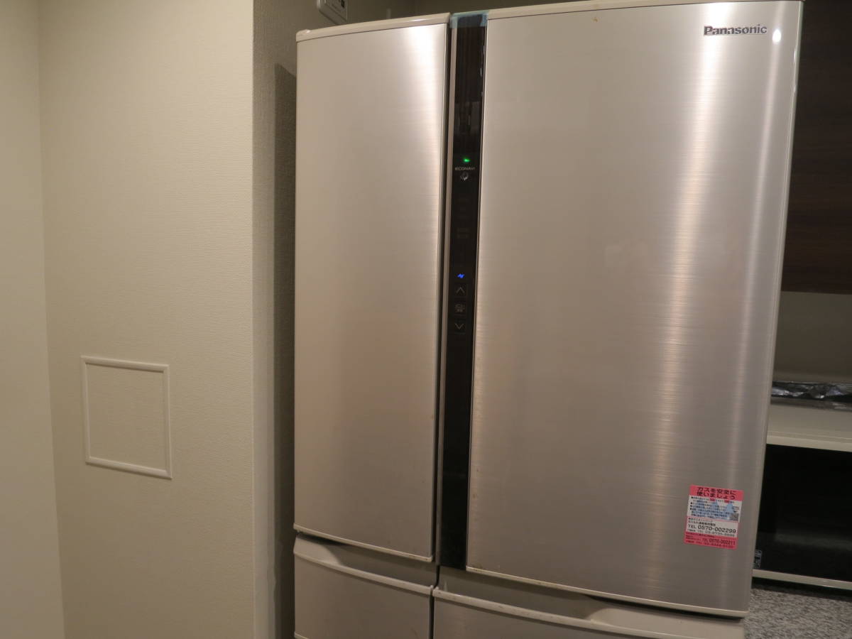 ノンフロン冷凍冷蔵庫 Panasonic パナソニック 138L キッチン、食卓 高性能！Panasonicのノンフロン冷凍冷蔵庫を入荷致しました Panasonic パナソニック 冷蔵庫 ノンフロン冷凍冷蔵庫　6ドア NR-F470V-N形 474L 大容量　2015年　※横浜市保土ヶ谷区引き渡し可