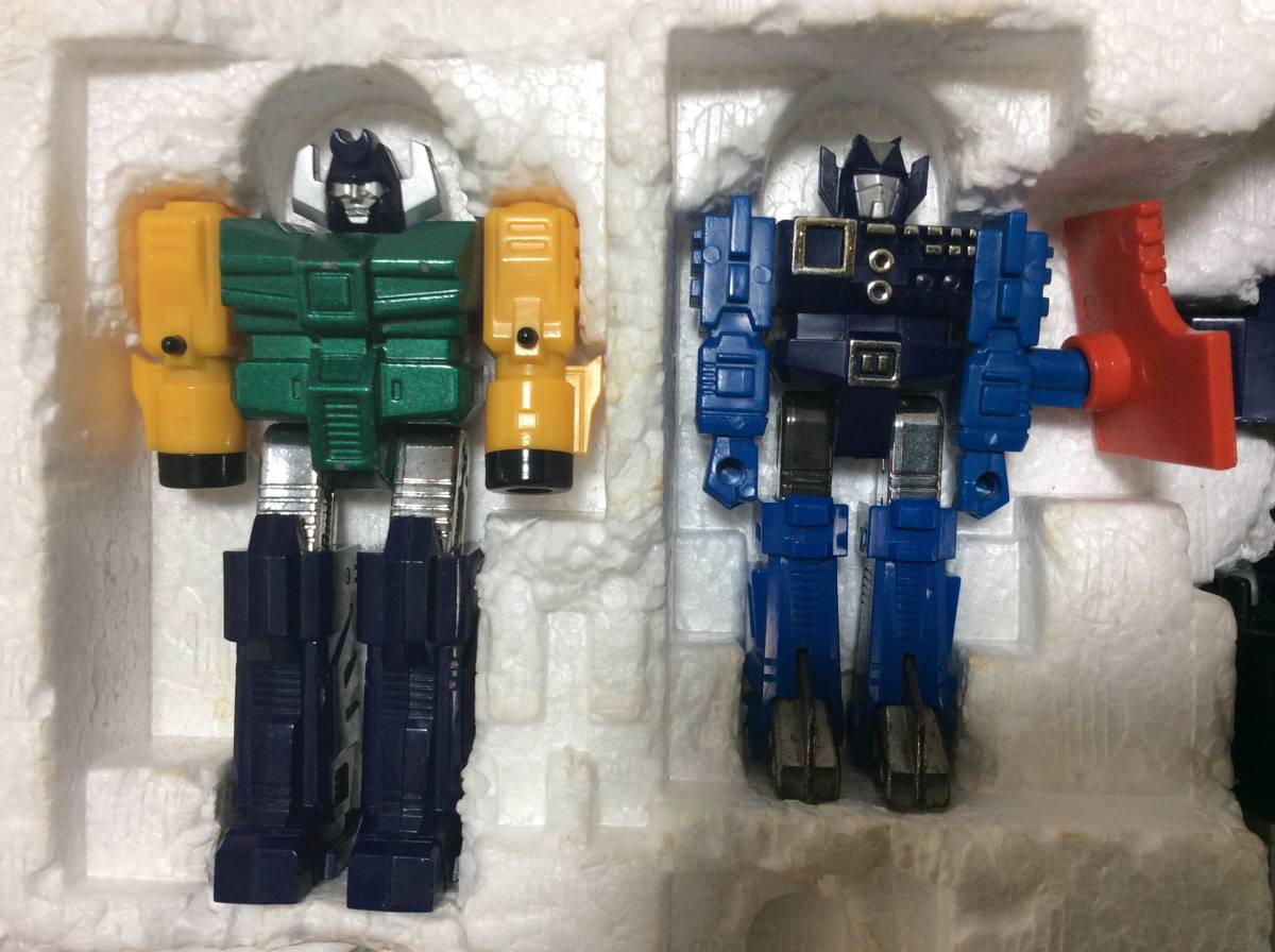 ミクロマン ミクロロボット7 スリーウォーカー 当時物 外箱に傷み破れ