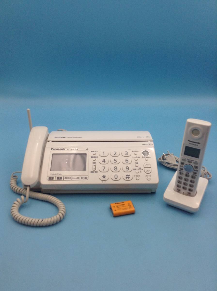 TN6○Panasonic パナソニック 電話機 ファックス パーソナルファックス KX-PW320DL 子機 KX-FKN526 充電台 PNLC1018 【同梱不可】