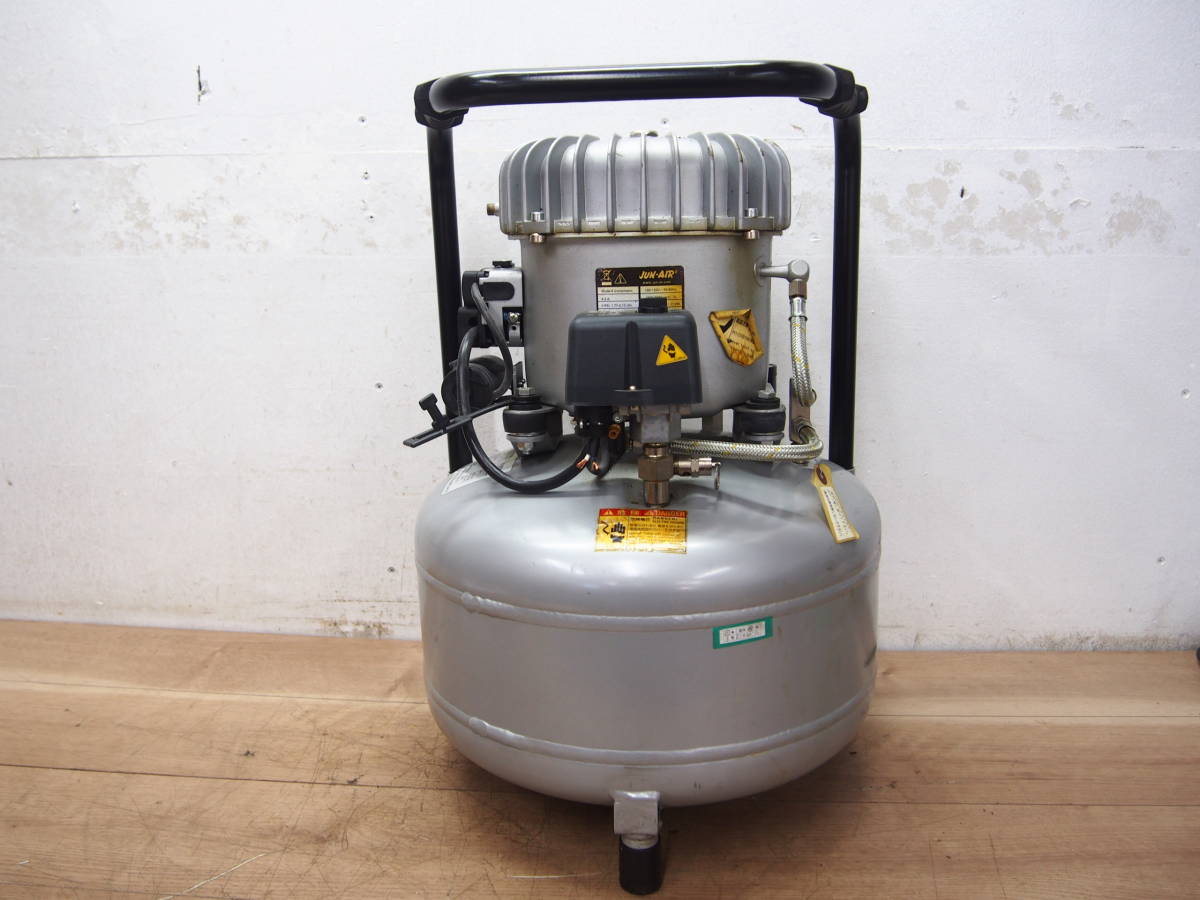 ☆【3R1020-11】 JUN-AIR ジュンエアー エアーコンプレッサー 6 Compressor 50/60Hz ジャンク JUN-AIR 工具、DIY用品 3-4 シリーズ_Gast Manufacturing の