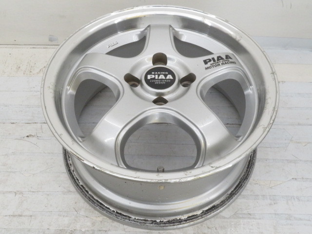 中古アルミホイール 4本セット 15インチ 15×6.5J +50 4穴 PCD100 