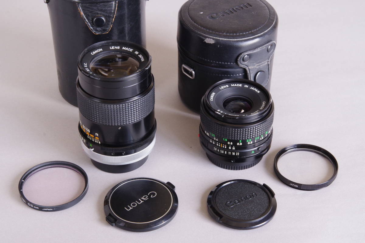 N76 Canon LENS FD 35mm F2.8 カメラ レンズ 1円スタート