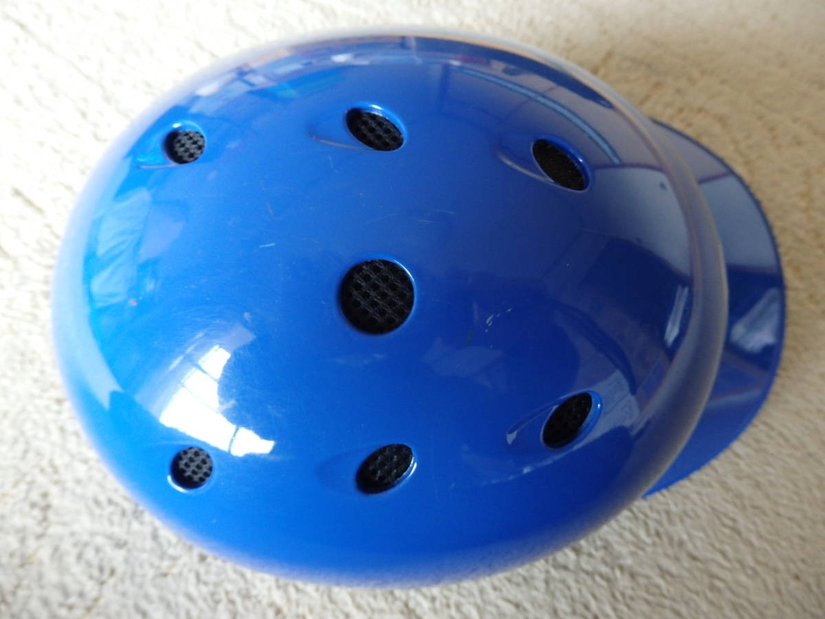 西武ライオンズ インボイス ヘルメット 青 MIZUNO NPBマーク入り