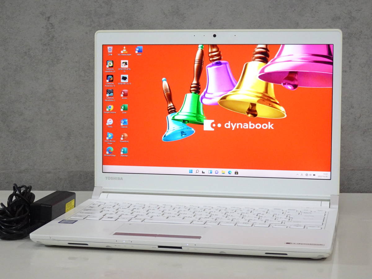第6世代 Core i5-6200U/8GB/SSHD1TB☆東芝 Dynabook RX73/TWP Win11 