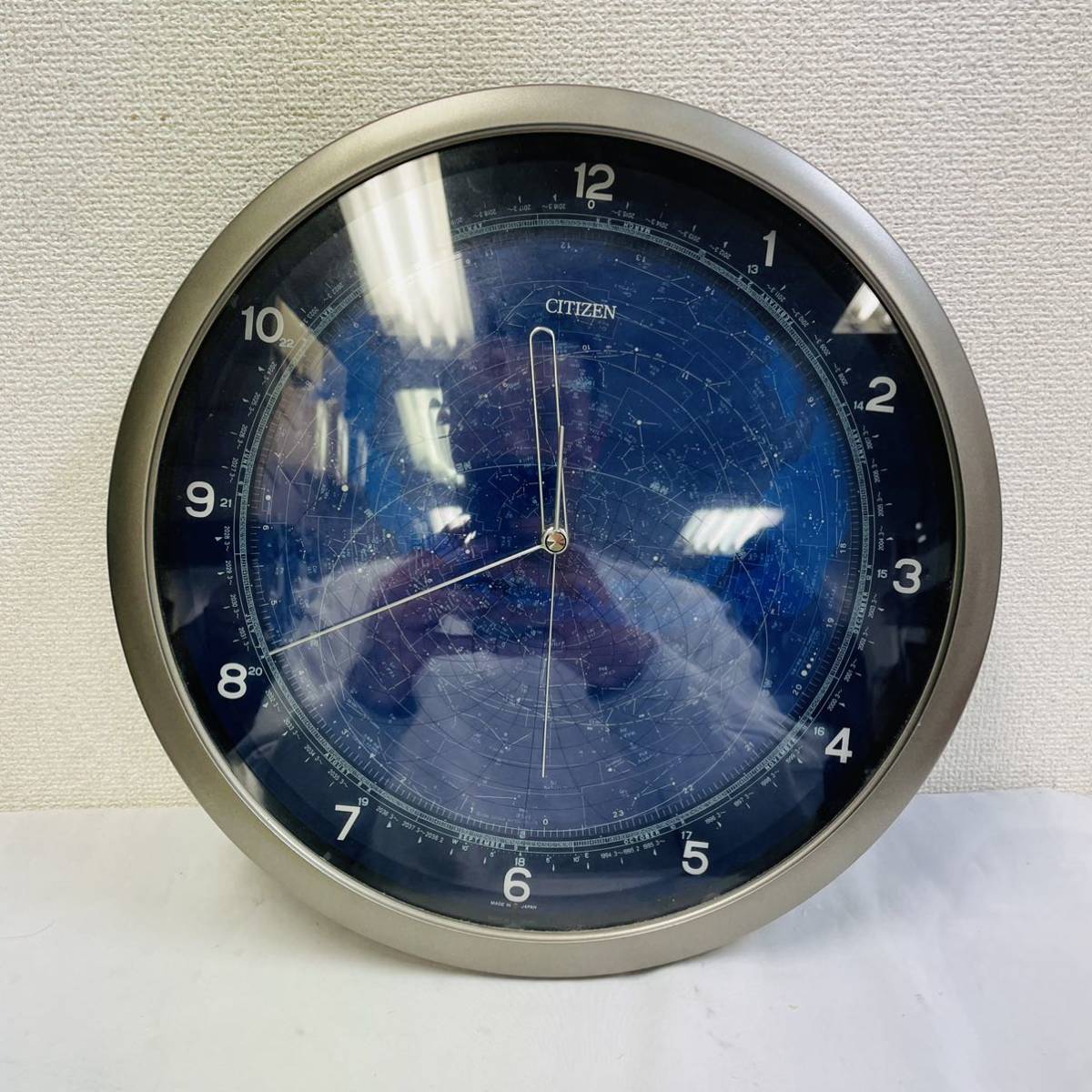 動作品 希少 CITIZEN コスモサインM602 4MY602 掛け時計 廃盤 シチズン 