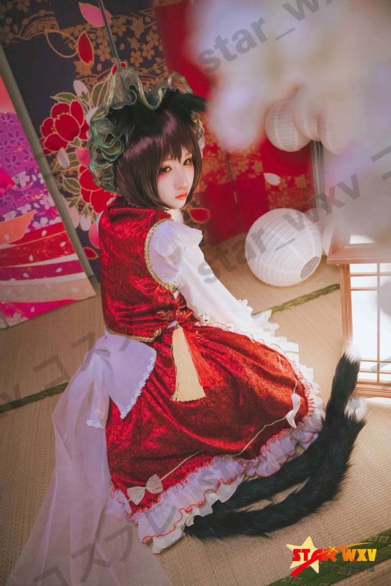 コスプレ衣装 【実物撮影】コスプレ衣装 東方Project 橙 オリジナル