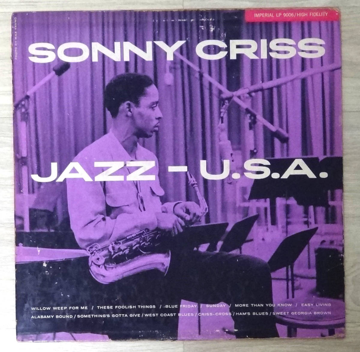 Imperial ⁄ Criss Jazz SONNY Sonny CRISS U.S.A. | IMPERIAL – USA
