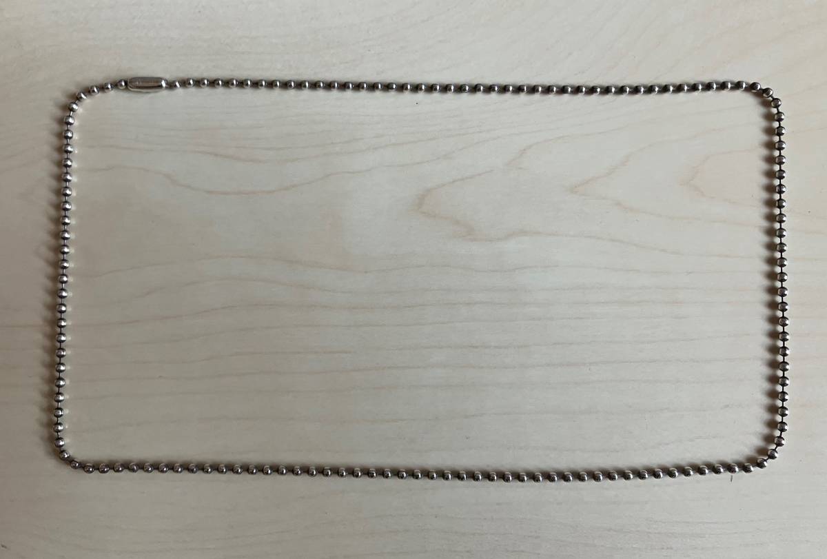 ☆クロムハーツ シルバーボールチェーン 50㎝ 純正品 CHROME HEARTS