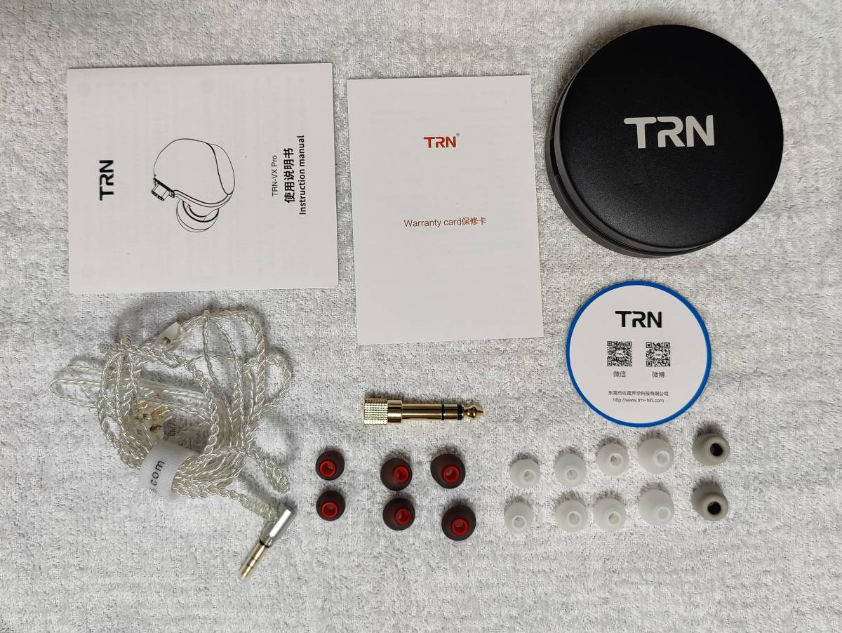 TRN VX Pro 8BA+1DD ハイブリッド型 マイクなしケーブル TRN VX Pro+ 美品TRN 1DD（DLC）+8BA イヤホン｜Yahoo!フリマ（旧PayPay