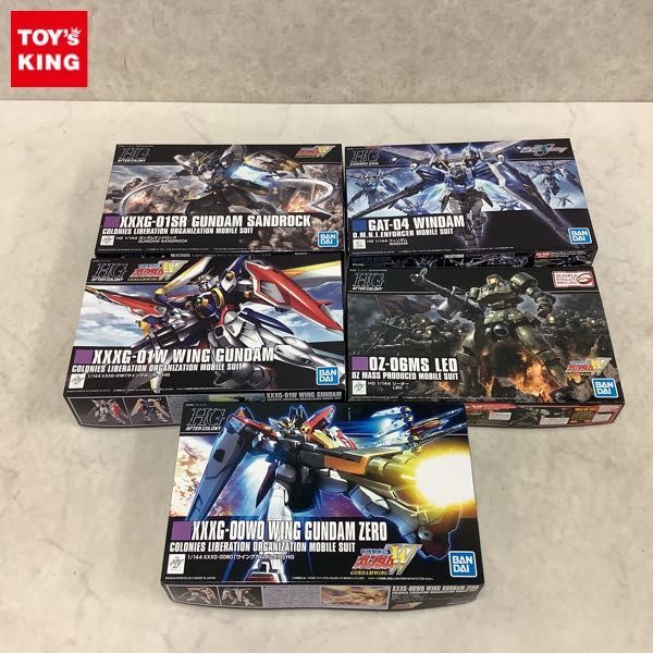 最安値，SALE 1円〜 HG 1/144 ガンダムサンドロック ウイングガンダムゼロ 他(その他)｜売買されたオークション情報、yahooの商品情報をアーカイブ公開 - オークファン その他
