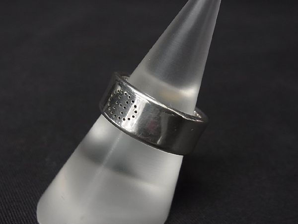 1円 ■美品■ HERMES エルメス エヴリン エクリプス SV925 リング 指輪 アクセサリー 表記サイズ 54号(約13号) シルバー系 BB2294ケk