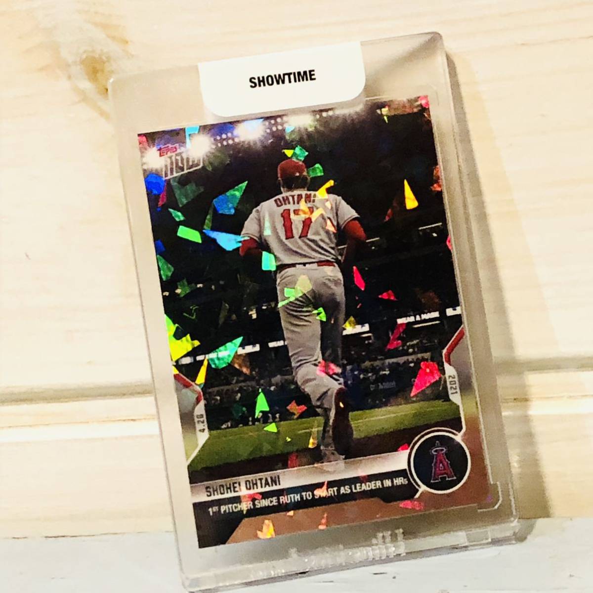 激レア topps finest 大谷翔平 100シリラヴァカード MVP候補 激レア