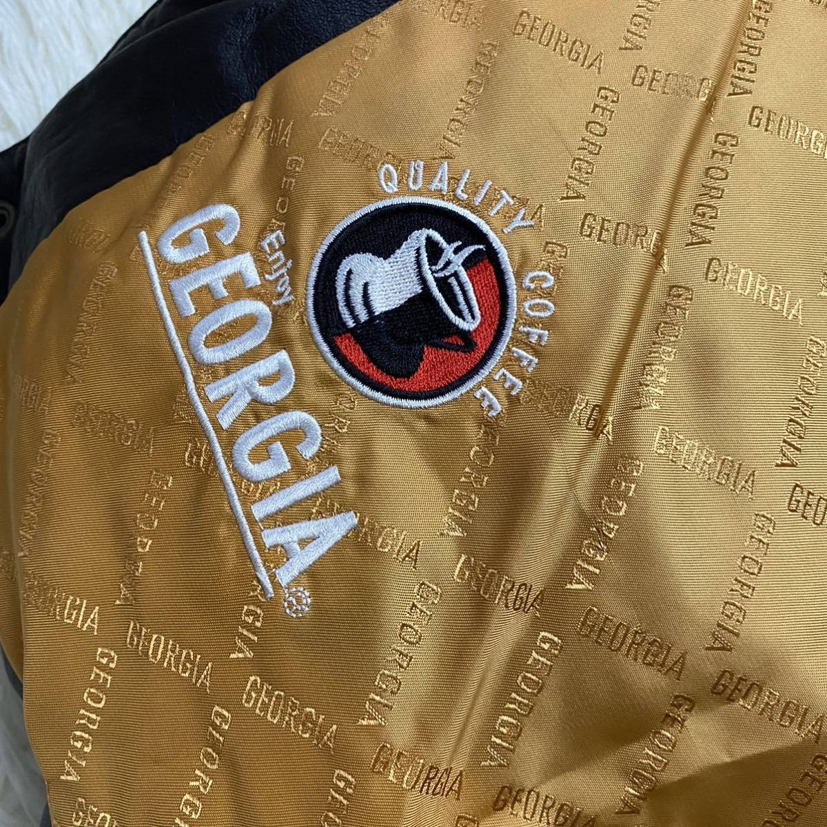 非売品 ジョージア 【最強のアウター】GEORGIA イタリア製 羊革 