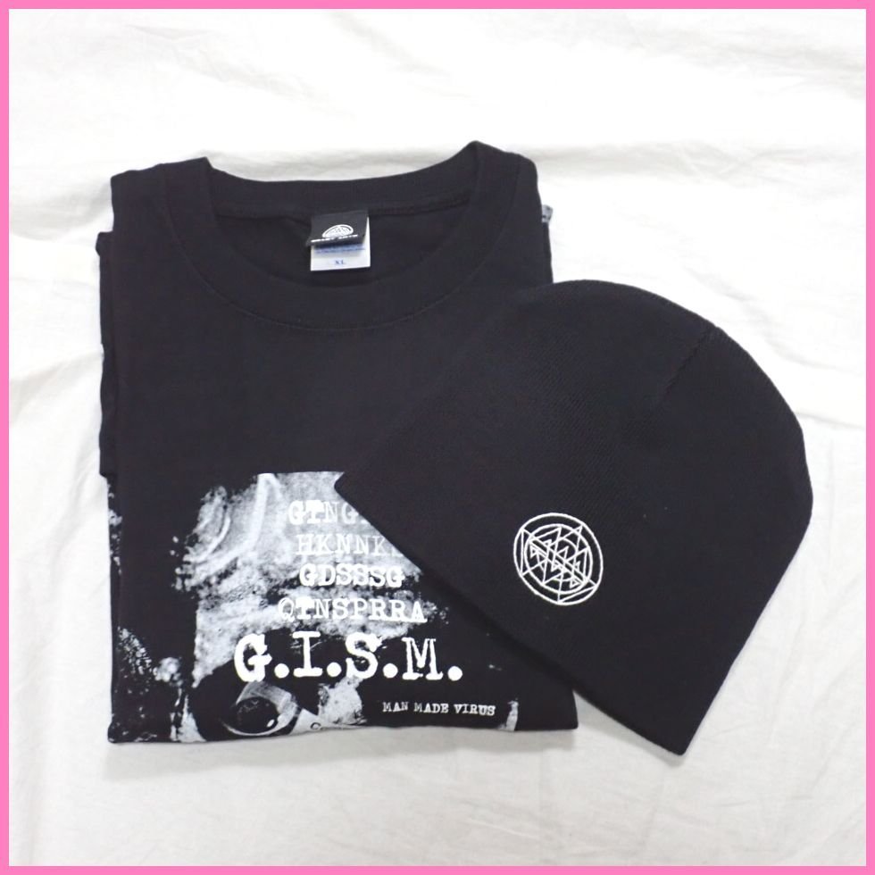 数量限定，安い G.I.S.M./ギズム BEAST ARTS 半袖Tシャツ XL + ニットビーニー/ブラック/コットン/帽子$0624000293(Tシャツ)｜売買されたオークション情報、yahooの商品情報をアーカイブ公開 - オークファン Tシャツ
